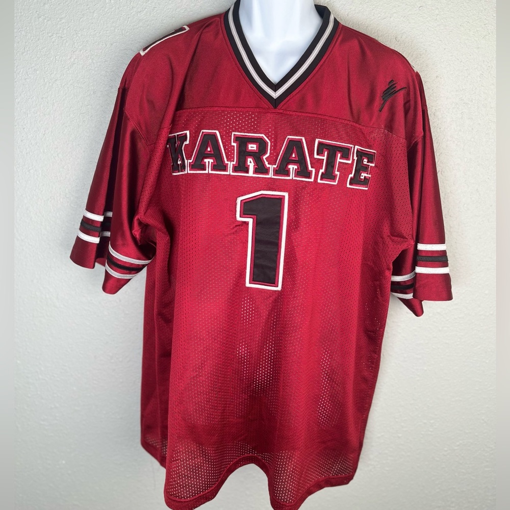Vintage Karate football style jersey size Lg